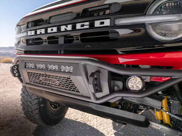 Ford Bronco Front Bumper - Metal Masher - Textured Black - Havoc 